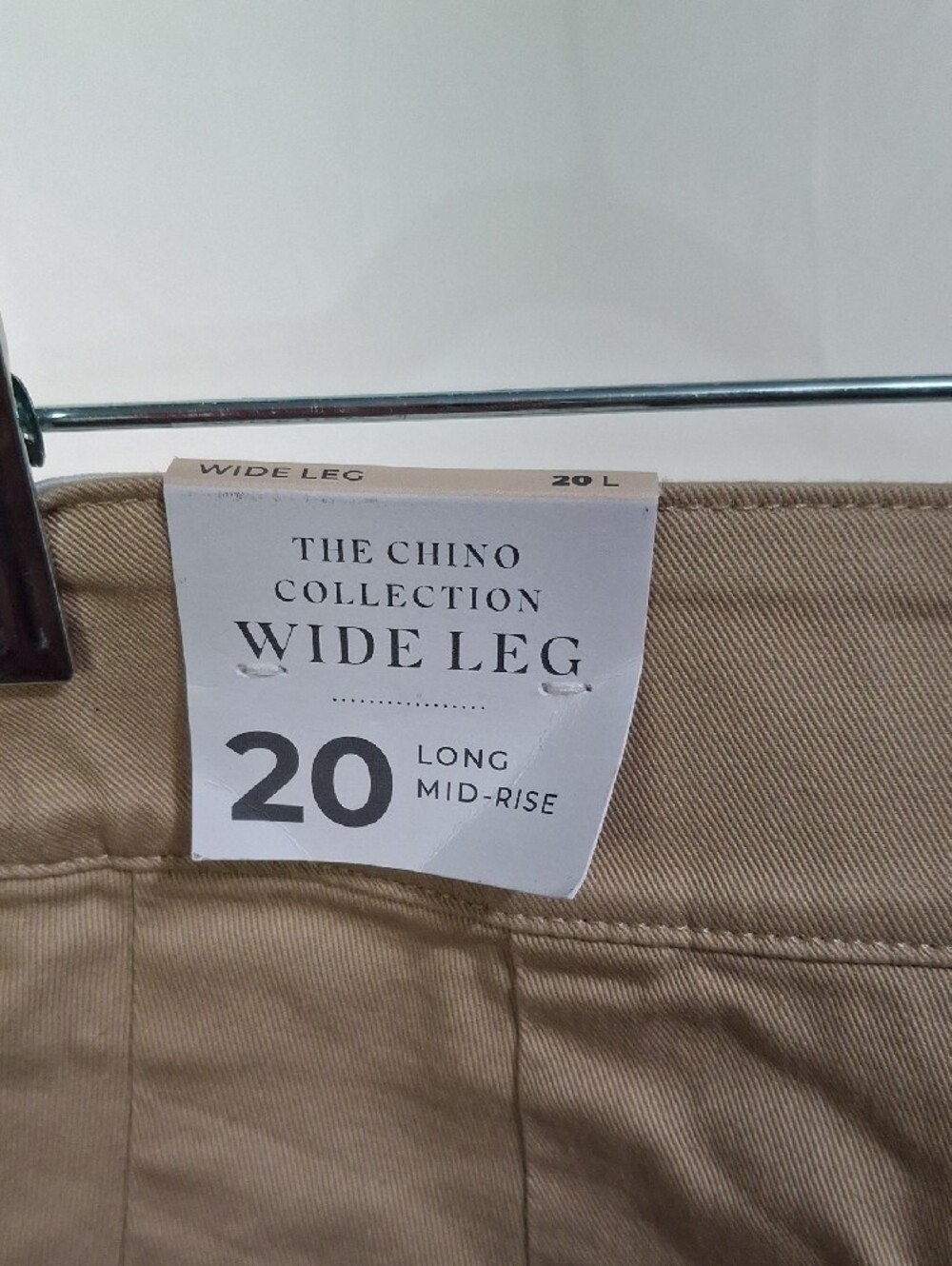 Lane Bryant Wide-Leg Chino Pants 20L Nwt - Picture 5 of 6